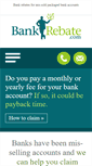 Mobile Screenshot of bankrebate.com