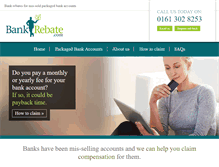 Tablet Screenshot of bankrebate.com